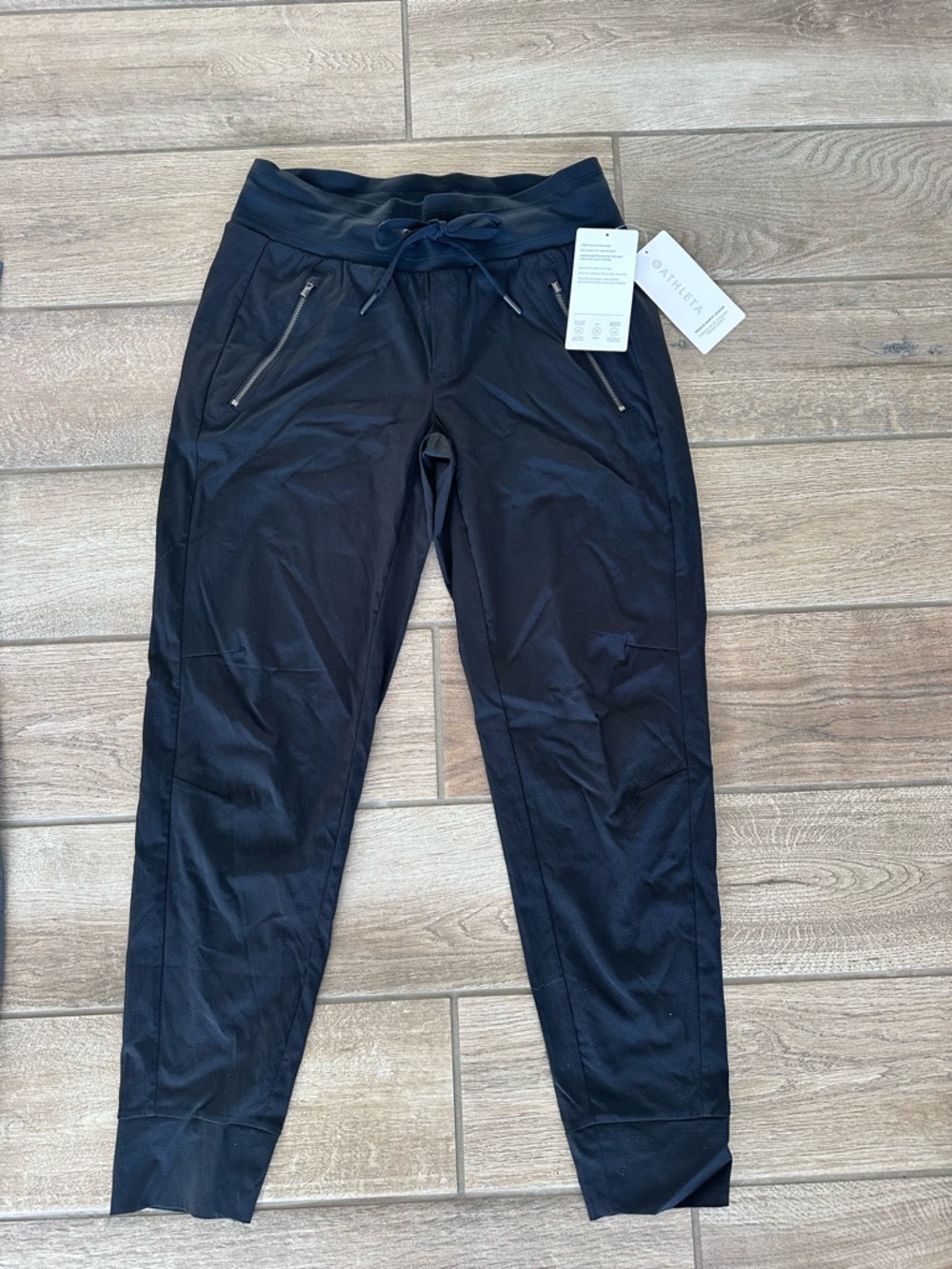 Athleta Black TrekKie North Jogger with Zip Pocket
